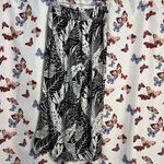 Black and White Tropical Maxi pants Size L Photo 1