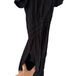 Quince 100% Organic Cotton Poplin Tiered Maxi Dress in Black Size XS Photo 5
