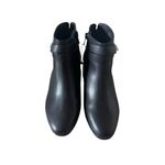 Giani Bernini Cherub Black Women's Memory Foam Ankle Wedge Booties Buckle SZ 6.5 Photo 3