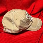 KBethos Vintage Dog Mom Cap Hat Beige Distressed Frayed Baseball Cap Paw Print Photo 3