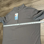 EIS Cool Sun Shirt Long Sleeve 1/4 Zip Gray Equestrian‎ Shirt Size XL Photo 9
