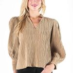 EMILY MCCARTHY HAMPTON TOP NWT size small Gold Size L Photo 0