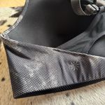 Athleta  Phenomena Adjustable Racer Back Sports‎ Bra 36C High Impact Black Marble Photo 2