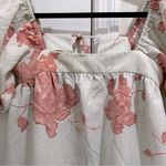 Love, Bonito Harlan Floral Puff Sleeve Dress in Mint Green and Pink Floral US 2 Photo 5