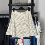 Princess Polly Ailisha Yellow Plaid Wrap Mini Skirt Photo 4