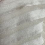 ZARA  cute panel stripe white loose top Photo 4