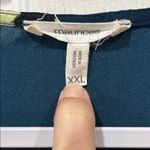 Maurice's Dark Teal Floral Blouse Photo 1