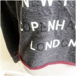 Madewell Tourguide Crewneck Sweater Big City Names Navy Martin Lined Size Small Photo 6