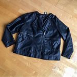 Worthington Faux Leather Lightweight Jacket, Black, Silver, Size 2X, NEW Photo 14