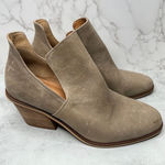 Lucky Brand  Boots Womens Size 8.5 Tan Leather Block‎ Heel Pull On Style Photo 0