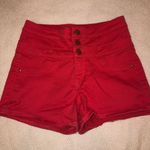Refuge Orange High Waisted Shorts 2 Photo 0