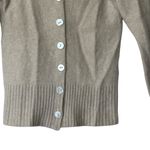 PAUW Amsterdam cashmere Beige cropped Cardigan Sweater S Tan Photo 3