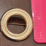 Elegant Gold silver Circular Brooch West Germany Photo 3