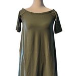 Derek Heart Green Off-Shoulder Top Sz S Photo 2
