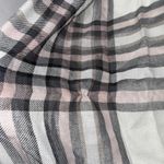 American Eagle Outfitters Scarf Black White Plaid Oversized Acrylic Scarf NWT Photo 6