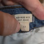 Madewell  Women's Jeans Size 32 Mid-Rise Kick-Out Fit Medium Wash Preppy N0637 Photo 8