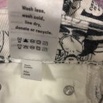 Reformation  Comic Newsprint High Rise Straight Long Jeans Size 24 Photo 10