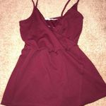 Urban Outfitters V Neck Maroon Romper Photo 0