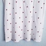 Rails  Cara Red Heart V-neck Linen Tee Photo 1