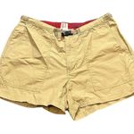 Abercrombie & Fitch VTG Y2K Abercrombie Fitch Surplus‎ Womens 8 Nylon Baggy Cargo Utility Shorts Tan Photo 0