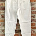 Eileen Fisher  White High Rise Ankle Jeans, S Photo 0