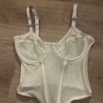 Urban Outfitters White Corset Top Photo 0
