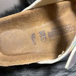 Birkenstock Florida Three-Strap Holographic Silver Slide Sandal SzEU38 L7 - M5 Photo 8