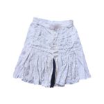 Stella McCartney Silk Pleated Skirt Cream Small Quiet Luxury Old Money Coquette Photo 2