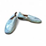 Pull & Bear  Silver Leather Loafers Flats 37/6.5 Photo 1