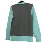 Adidas NWT  Advance Soft Warm Quilted Full Zip Turquoise/Grey Bomber Jacket Photo 6