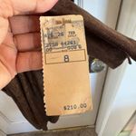 Neiman Marcus NWT  Vintage silk wool paisley floral brown dress size 8 Photo 3