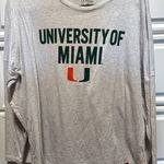 University of Miami top Gray Size M Photo 0