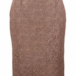 Sag Harbor  Animal Print Brown Wild Safari Secretary Party Fun Skirt Plus 16 Photo 0