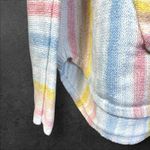 Bucees Hoodie Womens L Blue Orange Striped Pullover Baja Coverup Beach Beaver White Size L Photo 4