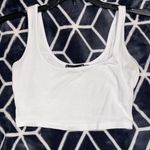 Pretty Little Thing Basic White Scoop Neck Tank Top Photo 1