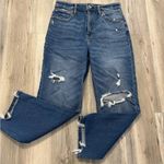 Abercrombie & Fitch  Ankle Straight Ultra High rise Jeans Relaxed Fit Photo 6