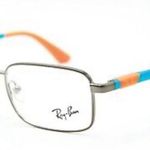 Ray-Ban NEW  JR RB 1043 4020 BLUE ORANGE EYEGLASSES AUTHENTIC   48-16 clear lens Photo 0