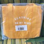 Victoria's Secret NWT Pink Yellow Cooler Tote in Banana Sunshine on my Mind. Photo 5