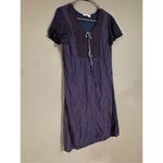 Lapogee Blue Pinkish Short Sleeve Slip Overlay With Tassel Size XL Photo 1