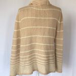 Free People  striped open cardigan in beige size sm Photo 1