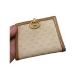 Gucci VTG 1970s GG Interlocking Gold PVC Leather Wallet Made in Italy Photo 9
