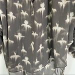 Rebecca Taylor  Free Bird Sheer Taupe 3/4 Sleeve Blouse Size 0 Photo 6