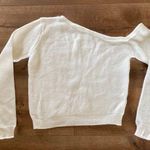 Revolve NWOT Ravie One Shoulder Sweater in White Photo 1