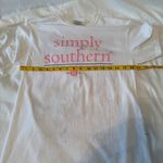 Simply Southern Women's Small Cotton Tee Dog Baseball Always give it your All Photo 4