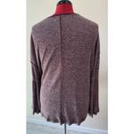 Jessica Simpson NWOT Women Junior Maroon ThermalLike Long Sleeve Shirt Soft #572 Photo 2