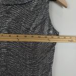 Biscotti Collezioni Party Dress Sz 12 Platinum Silver Sequins Bling Cocktail Photo 4