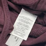 Madewell Short Sleeve Wrap Bodysuit Women's S Burgundy 100% Lyocell V-Neck NEW Photo 5