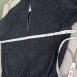 EXPRESS  faux fur sherpa black popover 1/4 zip cozy oversized sweatshirt jacket Photo 6