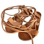 Sparta Novelty Lace Up‎ Leather Sandals Size 7 Photo 1