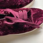 Rebecca Minkoff crushed Velvet Bleecker Too Sneakers Acai size 9.5 Photo 5